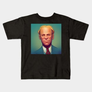 Gerald Ford | Comics style Kids T-Shirt